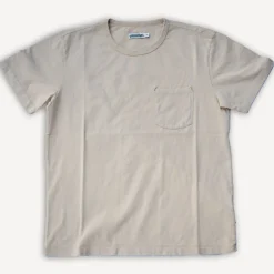 Freenote Cloth T-Shirts>9 Ounce Pocket T-Shirt Cream
