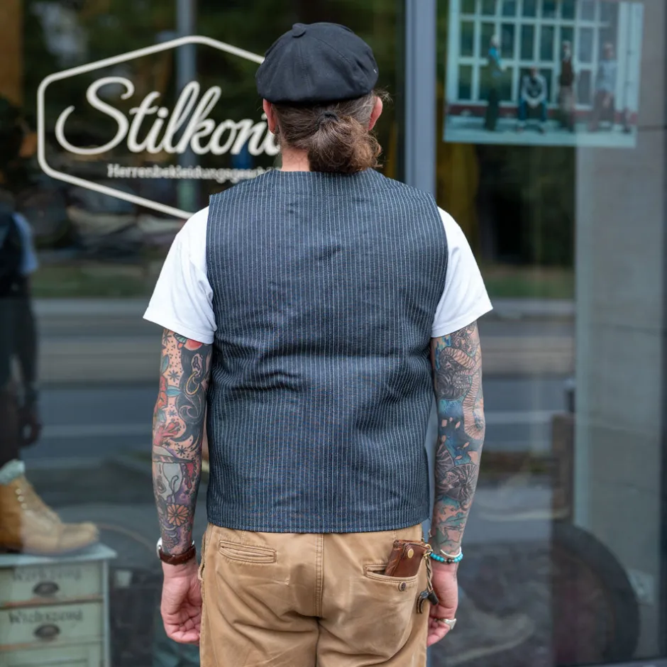 Pike Brothers Westen>1937 Roamer Vest blue wabash