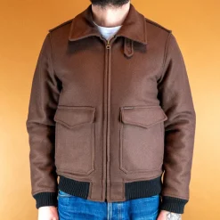 The Quartermaster Jacken>A2 Flight Jacket Brown