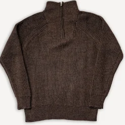 About Companions Pullover>Alpaka-Stricktroyer Nolan Brown