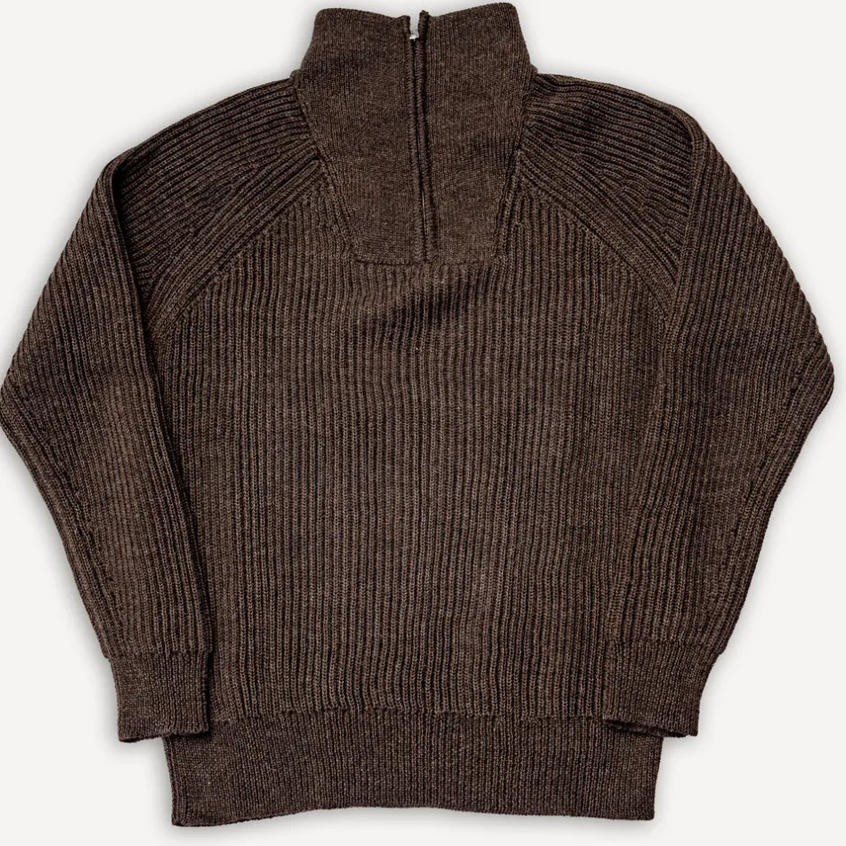 About Companions Pullover>Alpaka-Stricktroyer Nolan Brown
