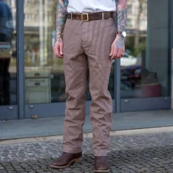 Tellason Hosen>Army Chino Overdyed Hickory Deser Sand