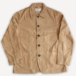 Universal Works Jacken>Bakers Jacket Cord Fawn