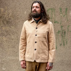 Universal Works Jacken>Bakers Jacket Cord Fawn