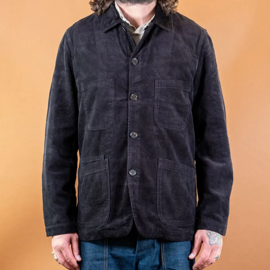 Universal Works Jacken>Bakers Jacket Cord Licorice