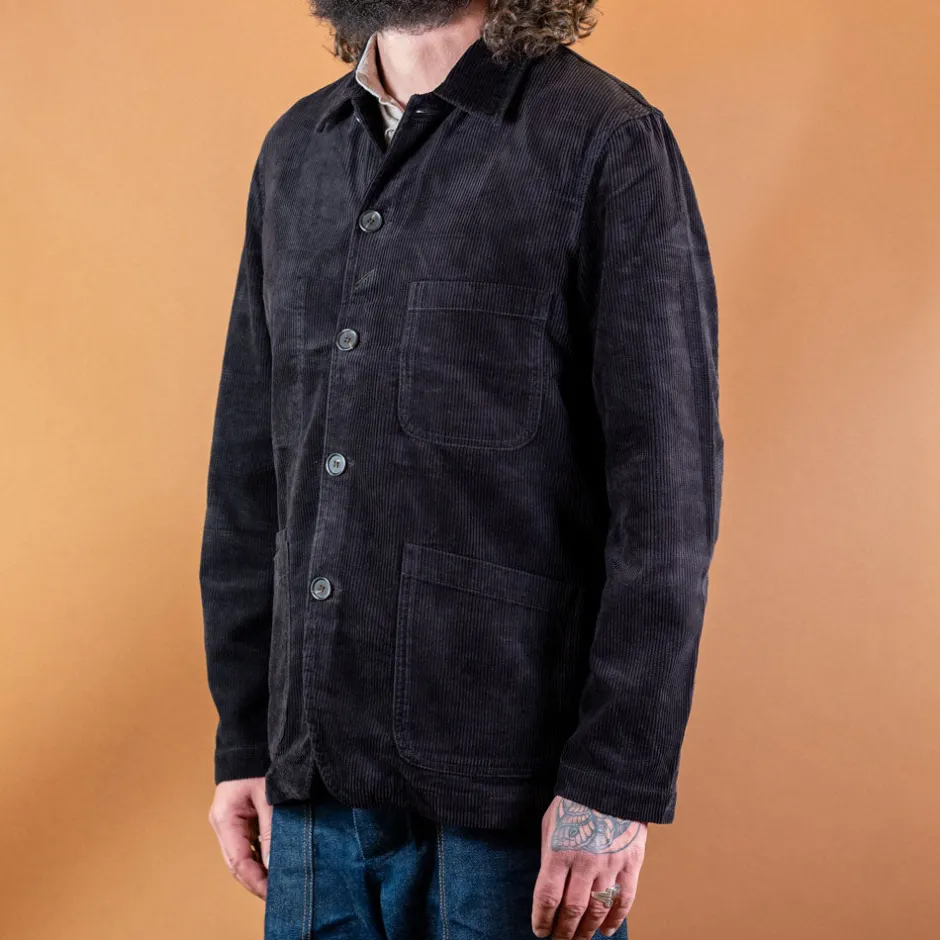 Universal Works Jacken>Bakers Jacket Cord Licorice