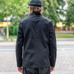 Universal Works Jacken>Bakers Jacket Twill Black