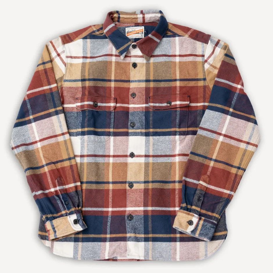 Freenote Cloth Hemden>Benson Shirt Gold Plaid