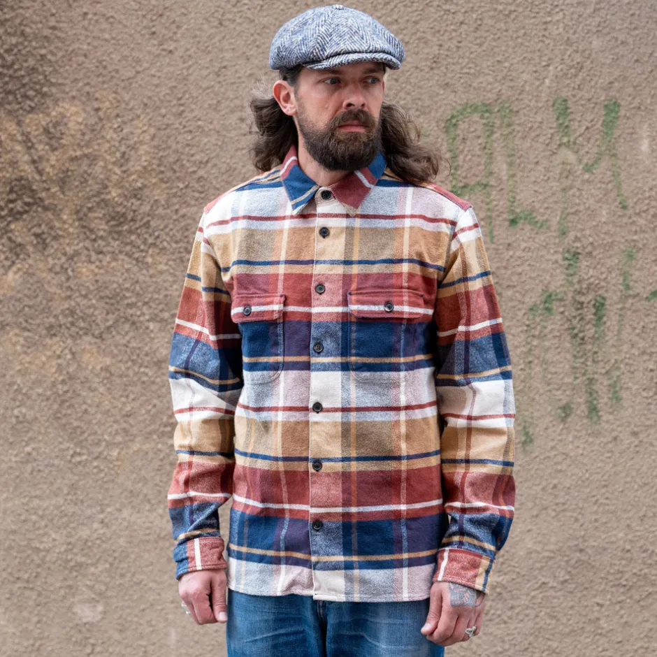 Freenote Cloth Hemden>Benson Shirt Gold Plaid