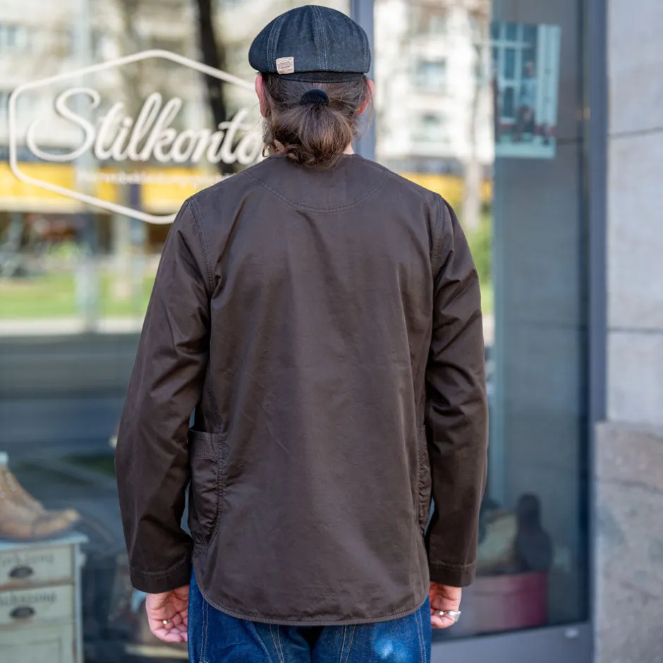 Hansen Jacken>Bernard Loose Fit Light Jacket Coffee Brown