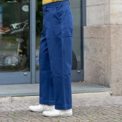 Merz beim Schwanen Hosen></noscript>Chino Bio-Baumwolle Twill 300g Relaxed Fit Ink CHINO01