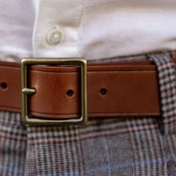 Ondura Gürtel>Chinogürtel 3,5cm Braun