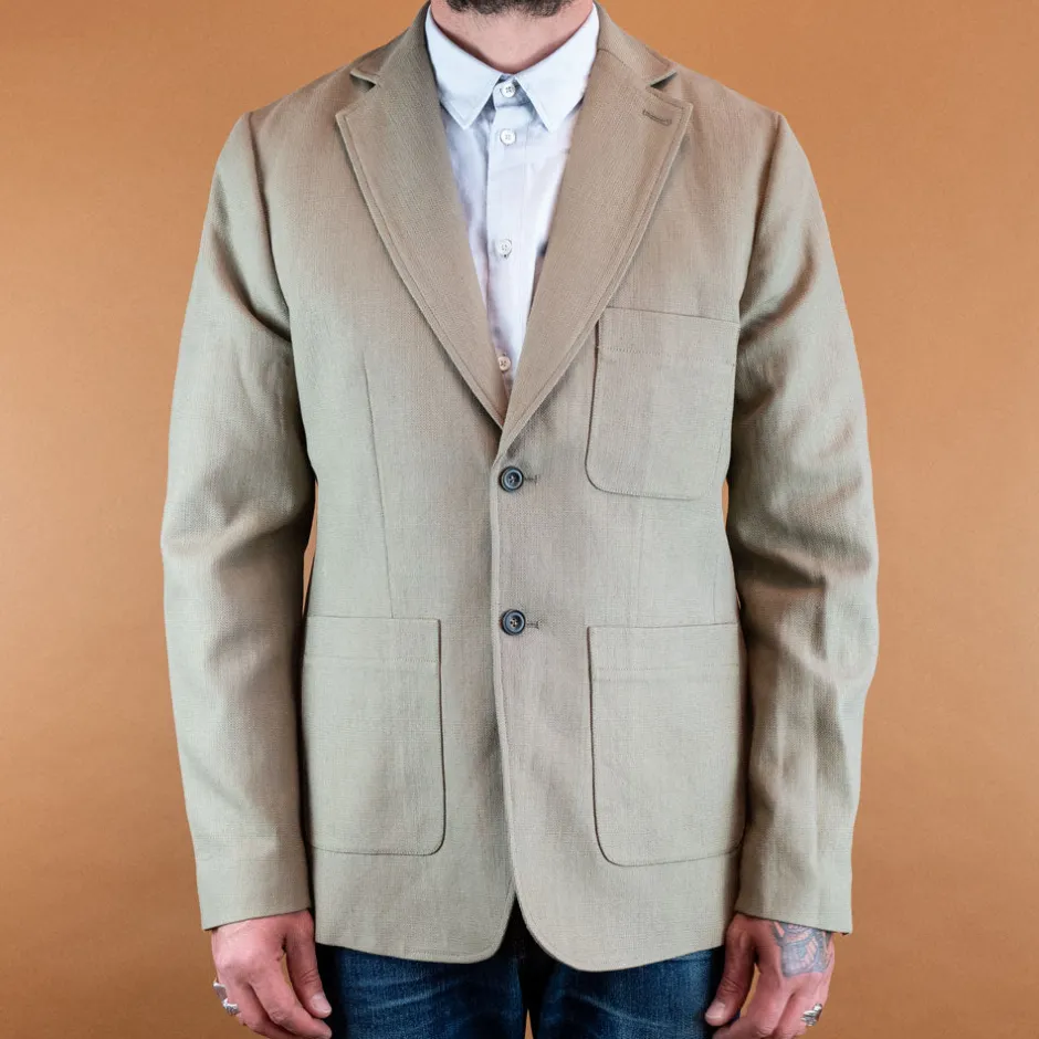 Hansen Jacken>Chris Classic Two Button Blazer Bay Leaf