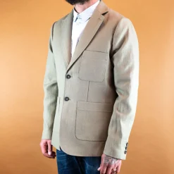 Hansen Jacken>Chris Classic Two Button Blazer Bay Leaf