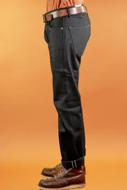 Indigofera Hosen></noscript>Clint Pants Gunpowder Selvage 14oz Black