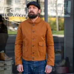 Scarti Lab Jacken>Cotton Canvas Jacket Duck