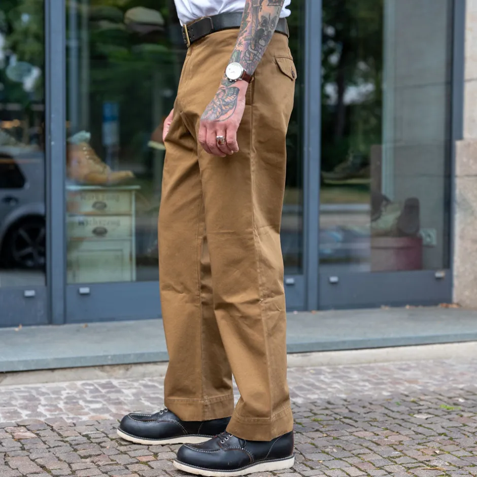 Scarti Lab Hosen>Cotton Pants 122 Khaki