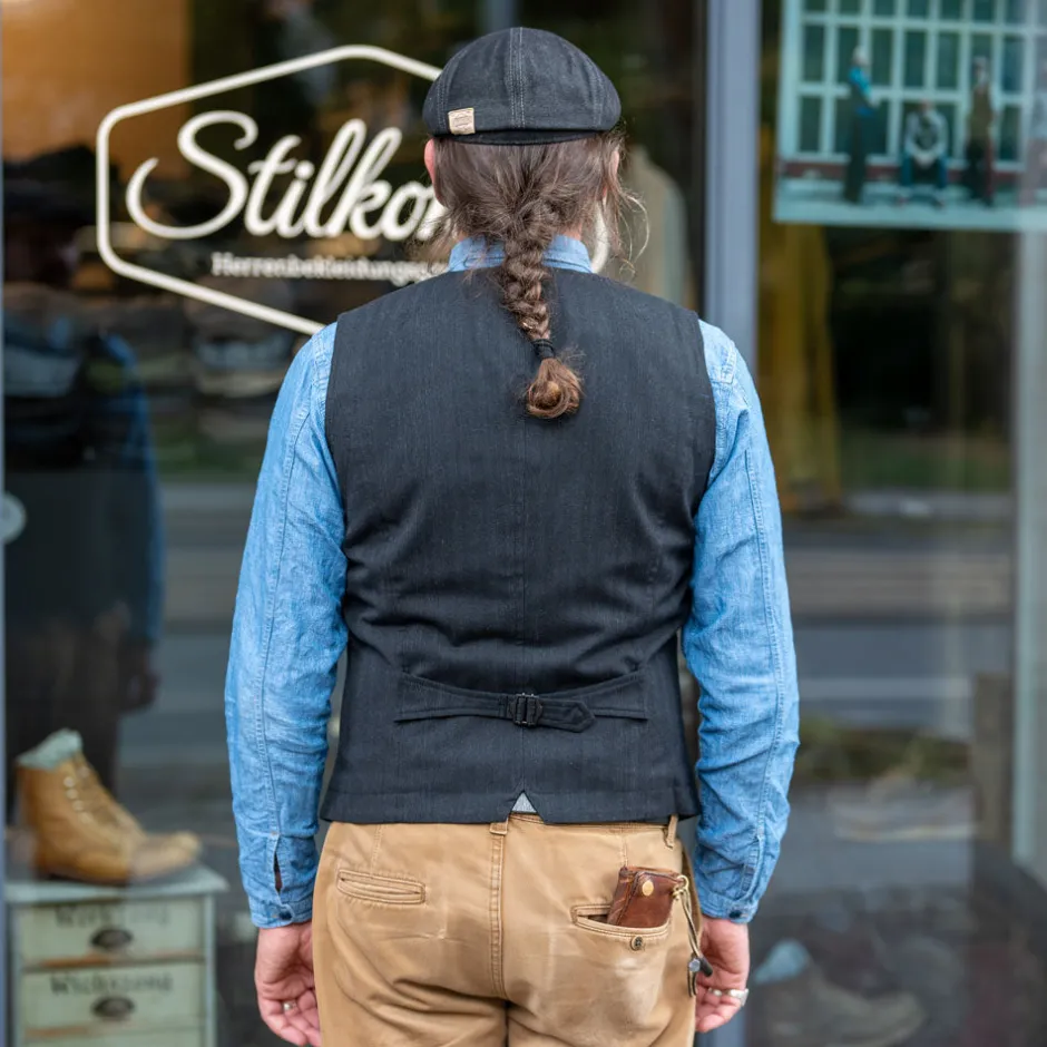 Hansen Westen>Daniel Classic Waistcoat Anthracite