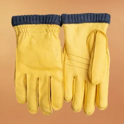 Hestra Handschuhe>Deerskin Primaloft Handschuhe gelb