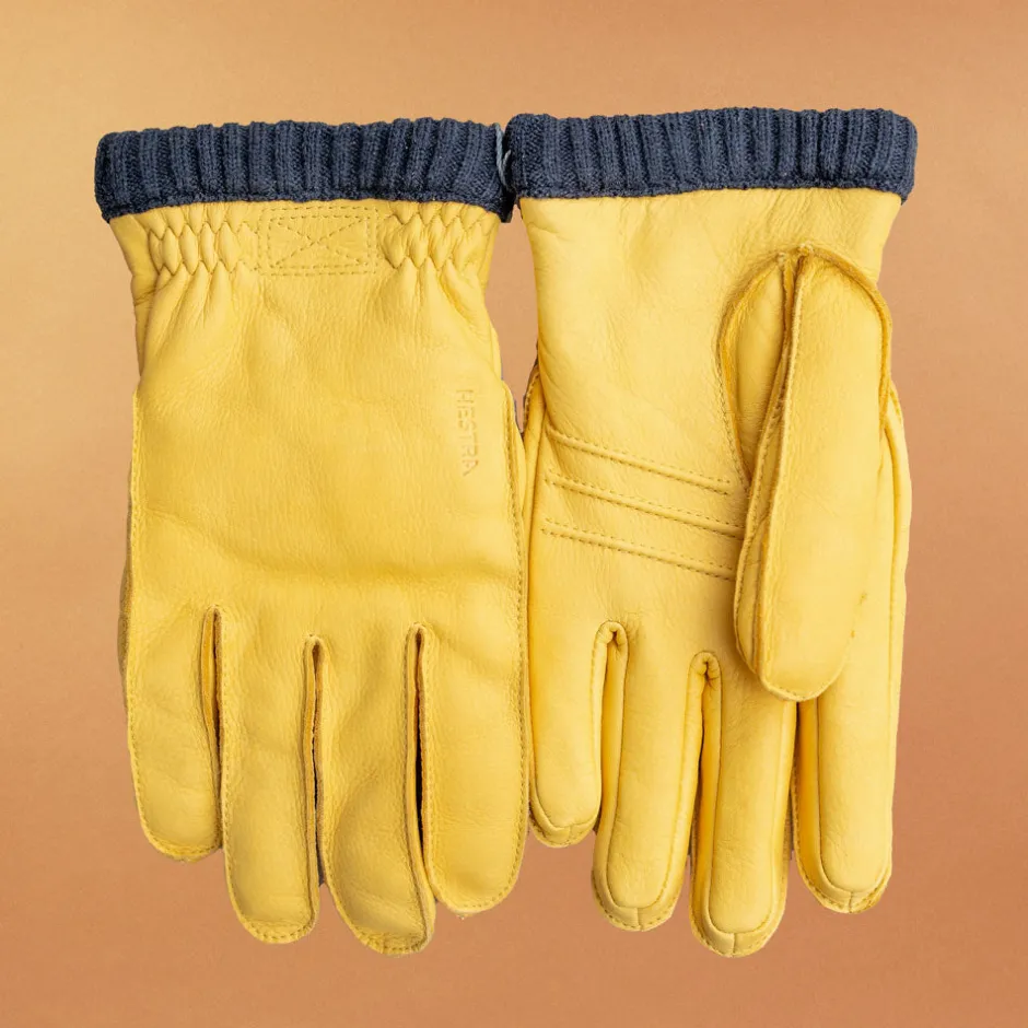 Hestra Handschuhe>Deerskin Primaloft Handschuhe gelb