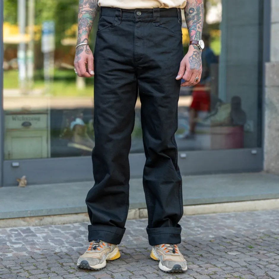 Freenote Cloth Hosen>Duster Pants Black