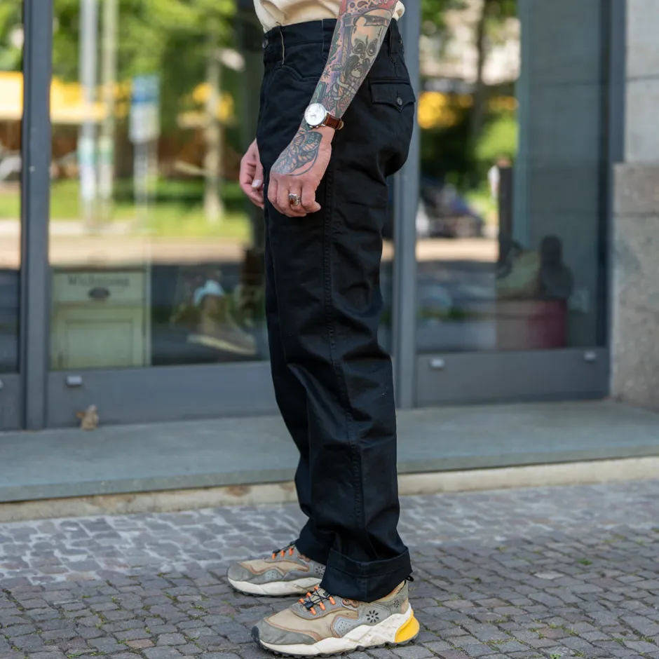 Freenote Cloth Hosen>Duster Pants Black