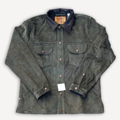 Indigofera Jacken>Fargo Trucker Jacket Corduroy Green