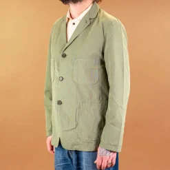 Universal Works Jacken>Five Poket Jacket Summer Canvas Birch