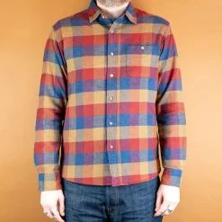Pendleton Hemden>Fremont Flanell Shirt Brown/Blue