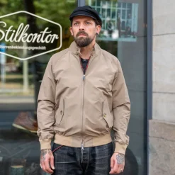 Baracuta Jacken>G9 Harrington Jacket Tan