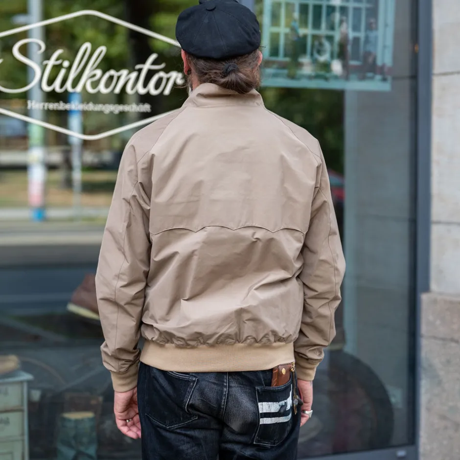 Baracuta Jacken>G9 Harrington Jacket Tan