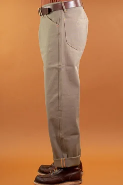 Indigofera Hosen></noscript>Jack Pants Yarn Dyed Heavy Oxford Green