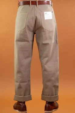 Indigofera Hosen></noscript>Jack Pants Yarn Dyed Heavy Oxford Green