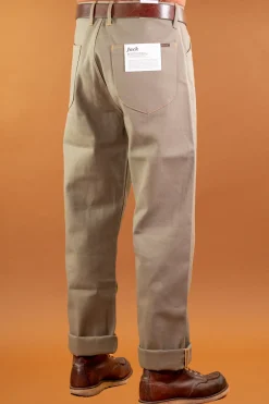 Indigofera Hosen></noscript>Jack Pants Yarn Dyed Heavy Oxford Green