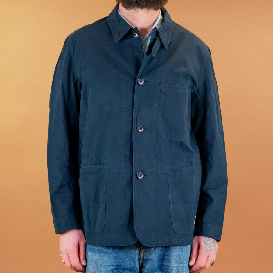 Merz beim Schwanen Jacken>Jacke Bio-Baumwoll Popelin Navy