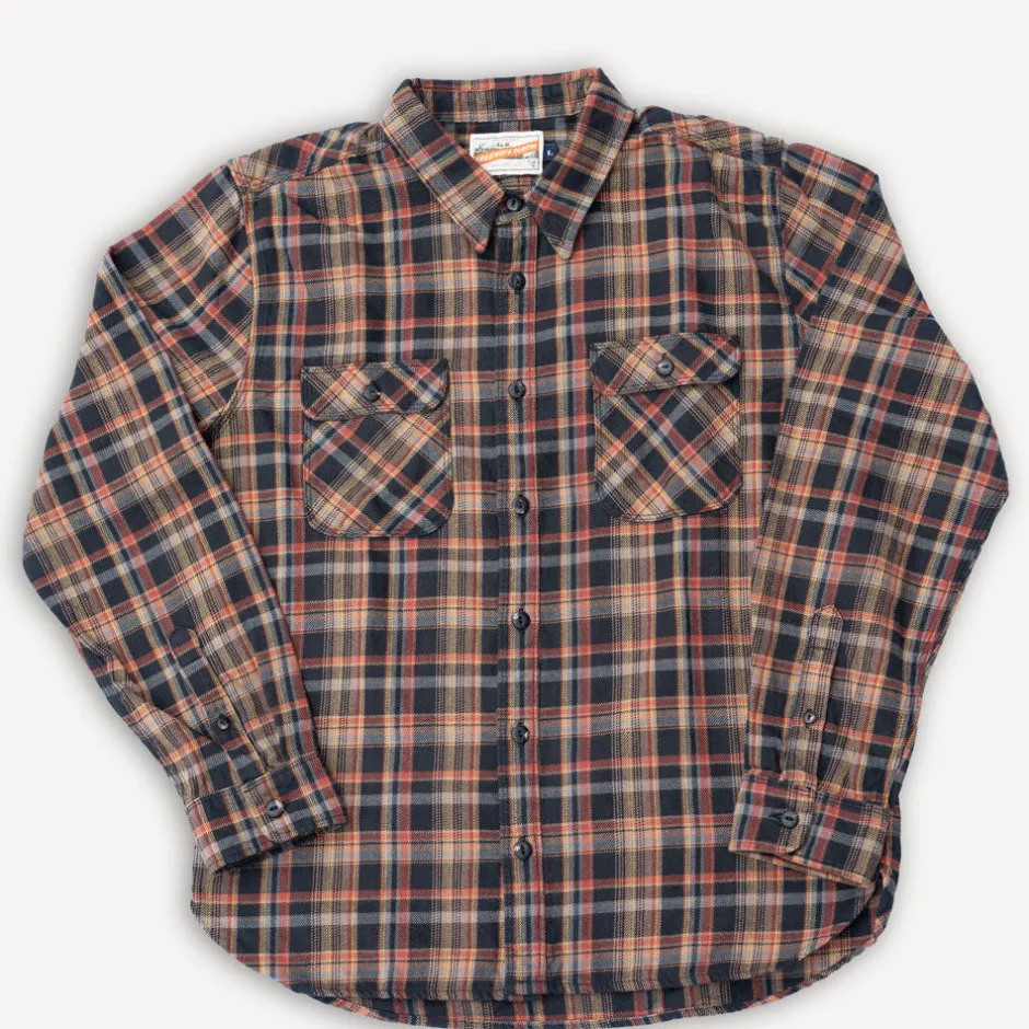 Freenote Cloth Hemden>Jepson Shirt Black Plaid