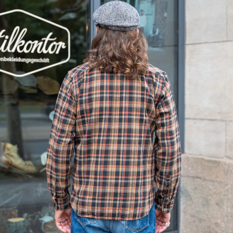 Freenote Cloth Hemden>Jepson Shirt Black Plaid