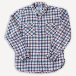 Freenote Cloth Hemden>Jepson Shirt Cream Plaid