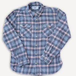 Freenote Cloth Hemden>Jepson Shirt Grey Plaid