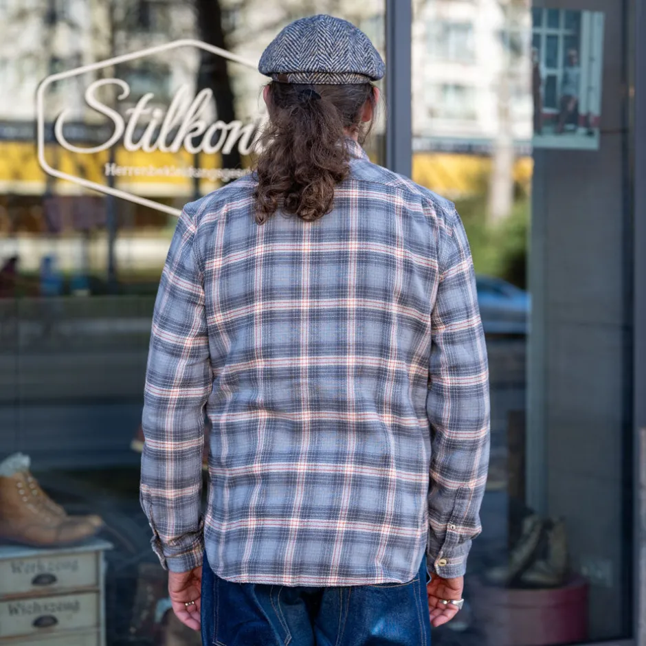 Freenote Cloth Hemden>Jepson Shirt Grey Plaid