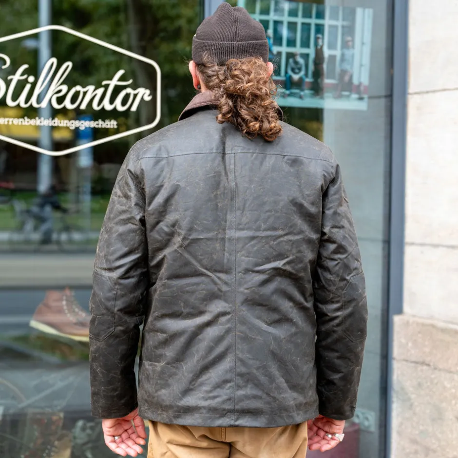 Hidden Aces Jacken>K6505 POLLUX RANGER Waxed Winter-Jacket Mocca