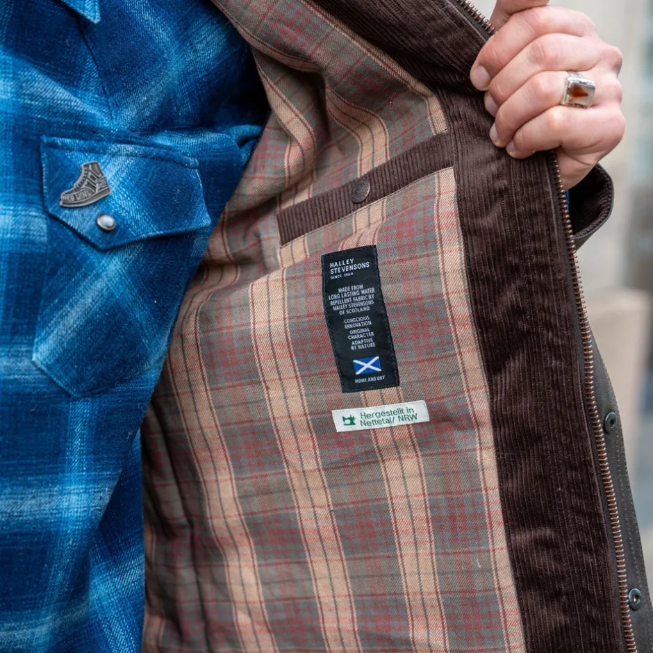 Hidden Aces Jacken>K6505 POLLUX RANGER Waxed Winter-Jacket Mocca