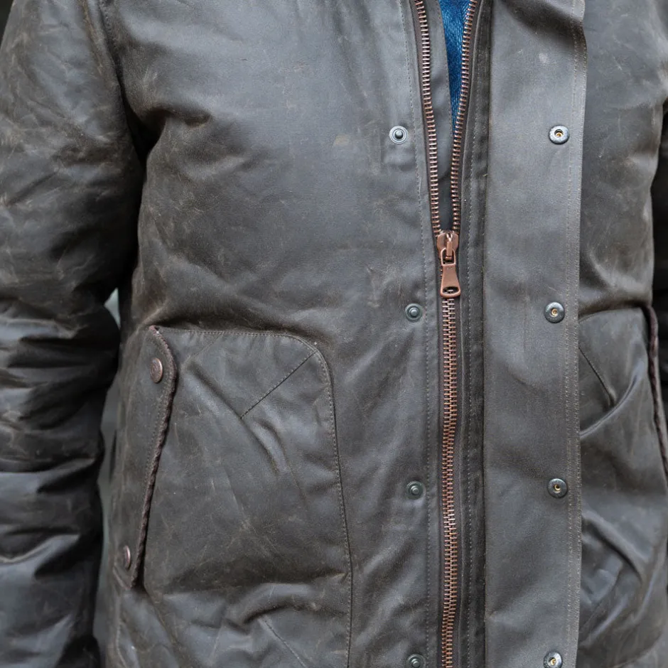 Hidden Aces Jacken>K6505 POLLUX RANGER Waxed Winter-Jacket Mocca