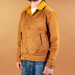Hidden Aces Jacken>K6208 POLLUX WAX Waxed Cotton Jacket Gold