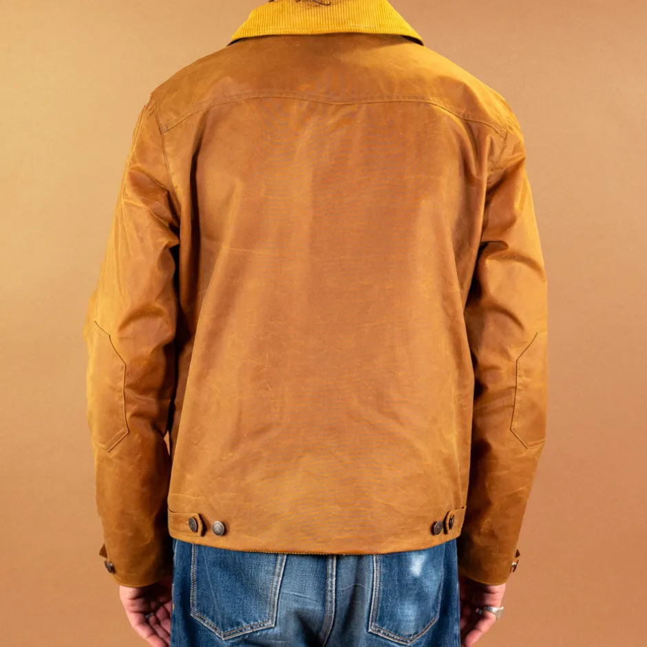 Hidden Aces Jacken>K6208 POLLUX WAX Waxed Cotton Jacket Gold