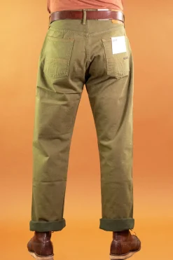 Indigofera Hosen></noscript>Kirk Pants Pineville Selvage 12oz Green