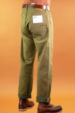 Indigofera Hosen></noscript>Kirk Pants Pineville Selvage 12oz Green
