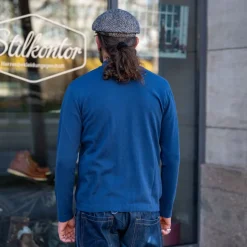 GRP Hemden></noscript>Knitted Shirt Blue