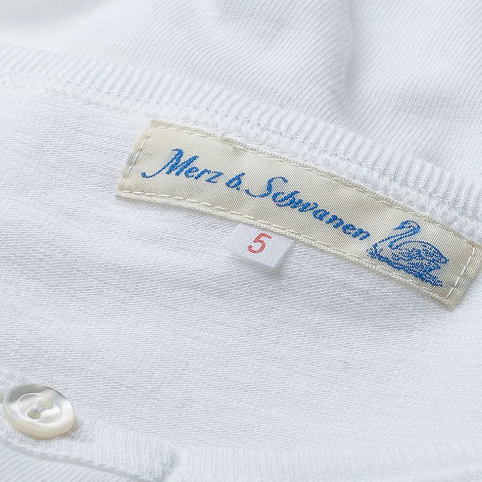Merz beim Schwanen T-Shirts>Knopfleistenhemd Kurzarm White