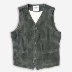 Hansen Westen>Knud Workwear Waistcoat Olive-Taupe